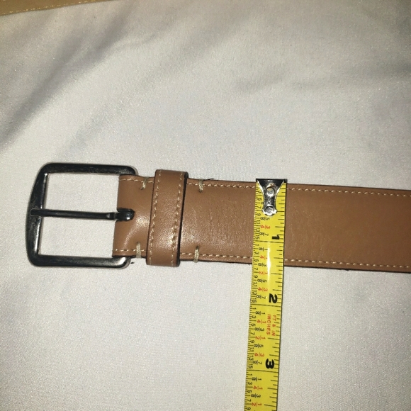 Martin Dingman Leather Belt Calfskin Tan Brown Size 36 #20126 - Picture 13 of 15